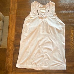 ATHLETA Momentum Seamless Tank - Light Pink- Medium
